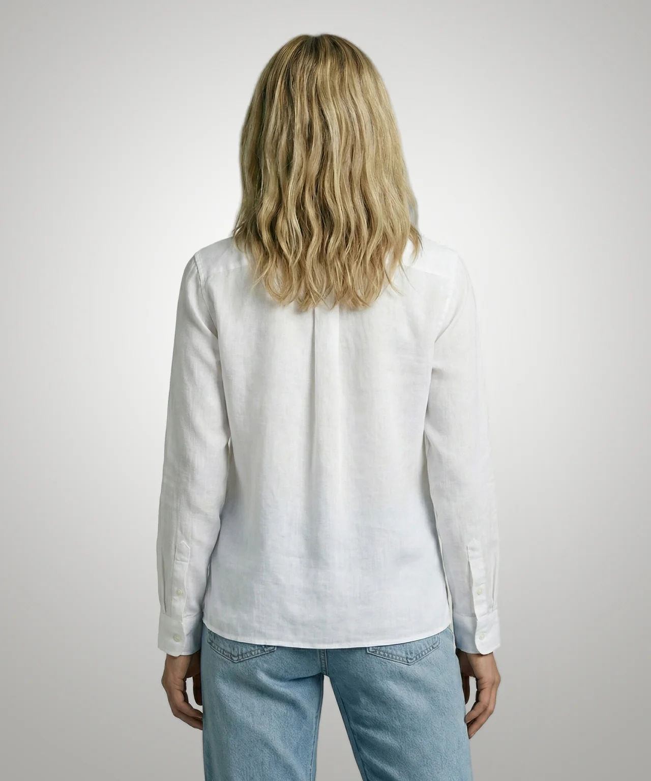 Blouse Katoen Linnen | White - Image 3