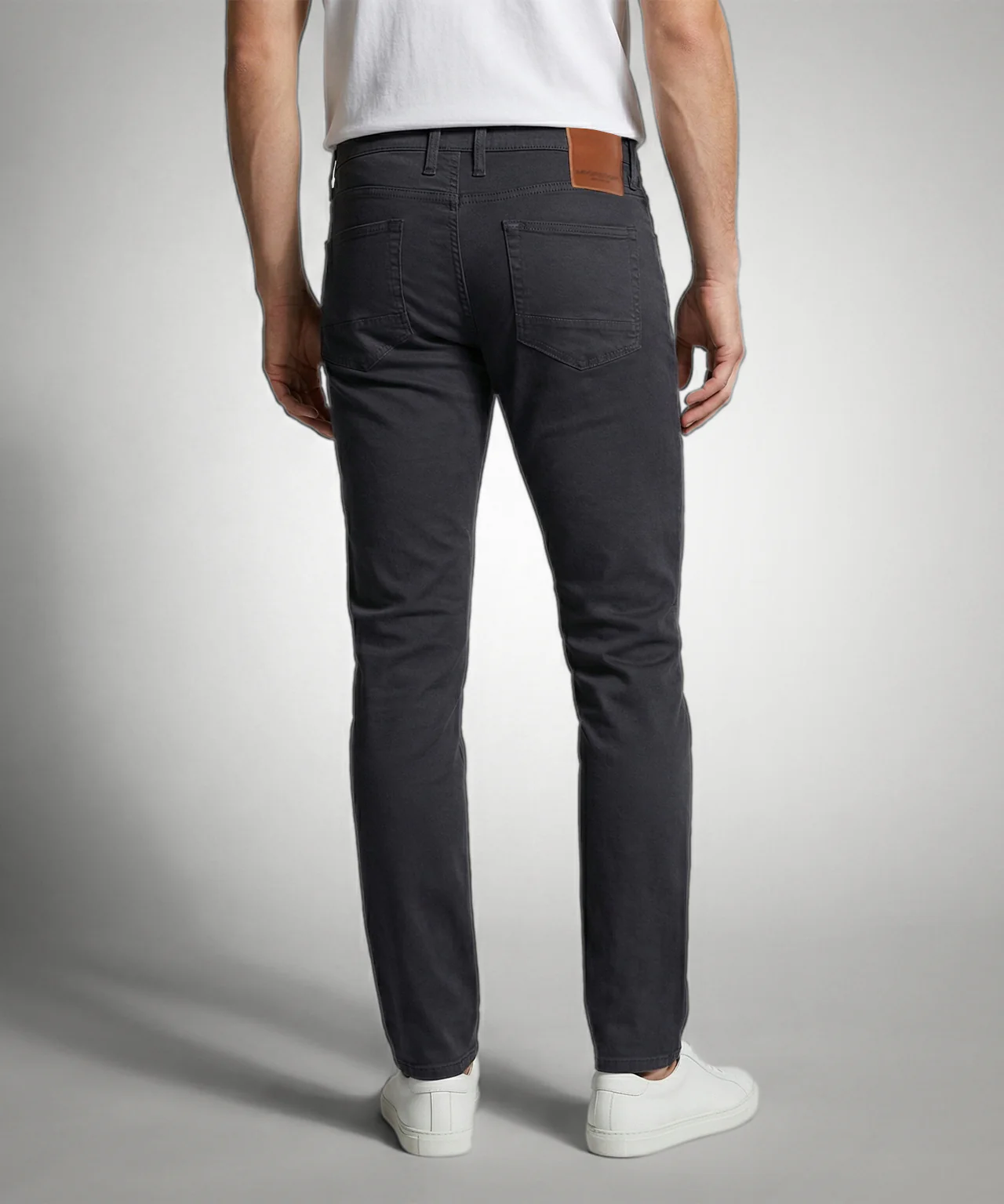 Broek Five Pocket Garment Dyed | Navy - Image 3