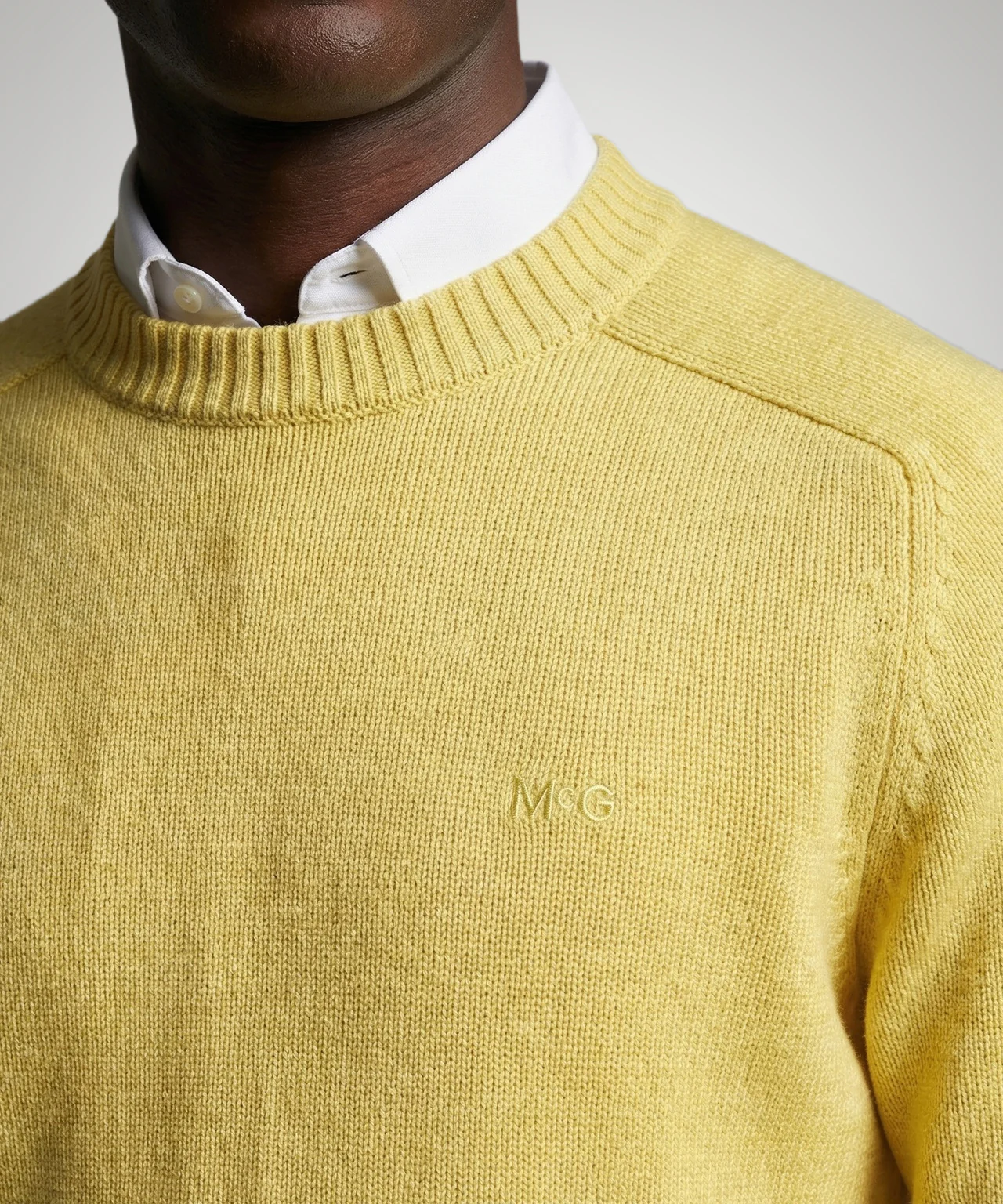 Trui Katoen Ronde Hals | Light Yellow - Image 5
