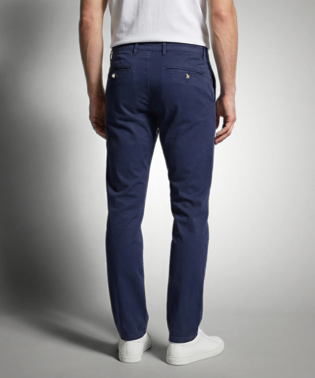 Chino Garment Dyed Modern Fit | Marine - Image 3