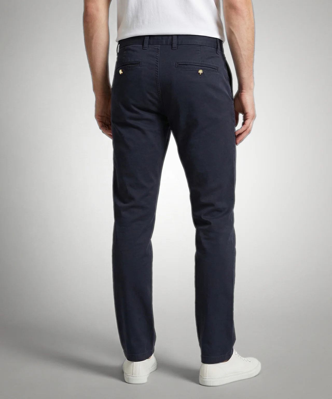 Chino Garment Dyed Modern Fit | Navy - Image 3