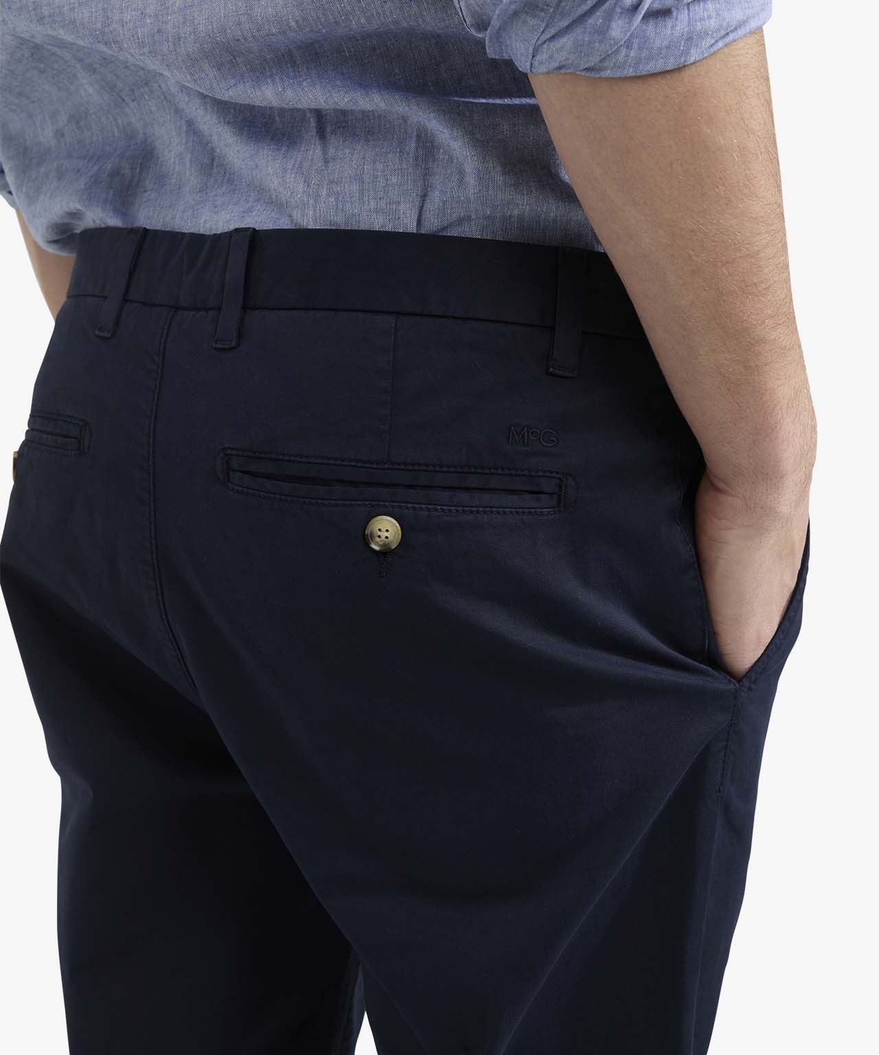 Chino Garment Dyed Modern Fit | Navy - Image 6