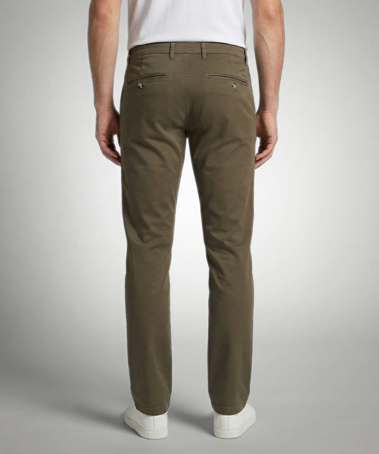 Chino Garment Dyed Modern Fit | Olive - Image 3