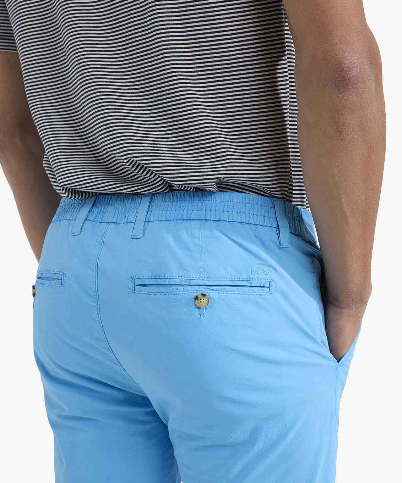 Chino Poplin Modern Fit | Sea Blue - Image 6