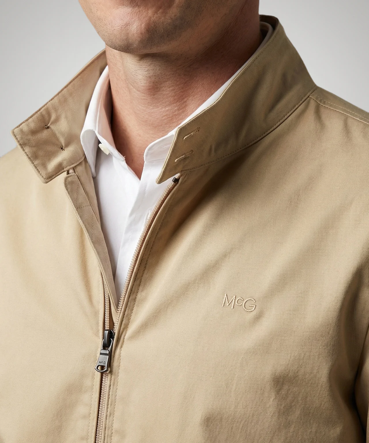 Classic Bomber Jacket | Beige - Image 5