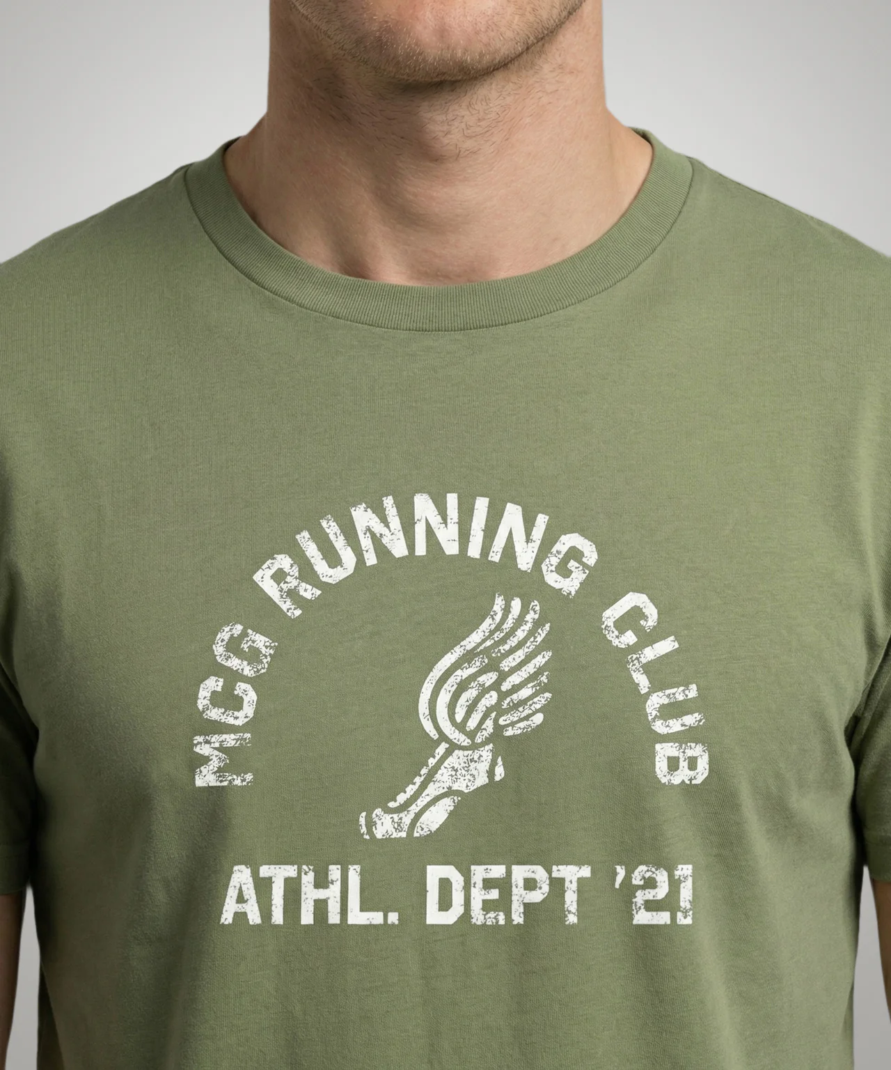 Graphic T-Shirt | Light Olive - Image 5