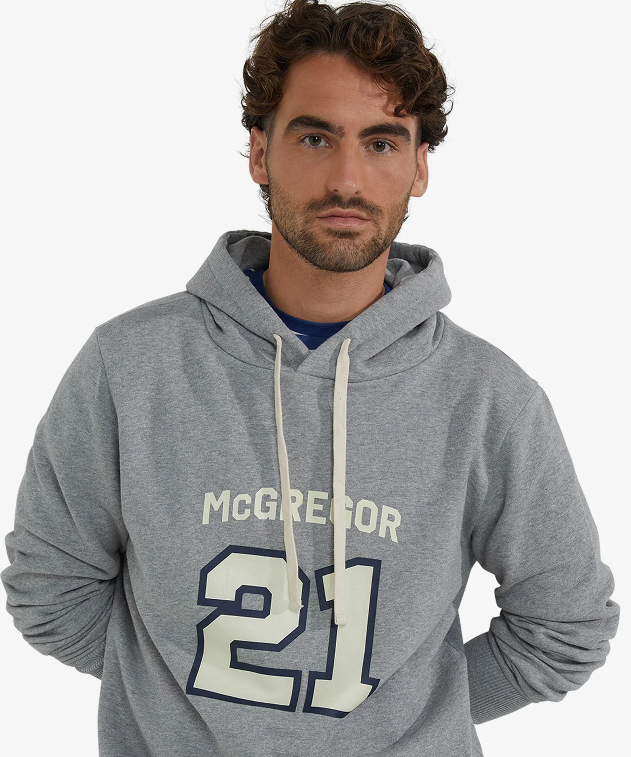 Hoody Graphic 21 | Medium Grey Melange - Image 7