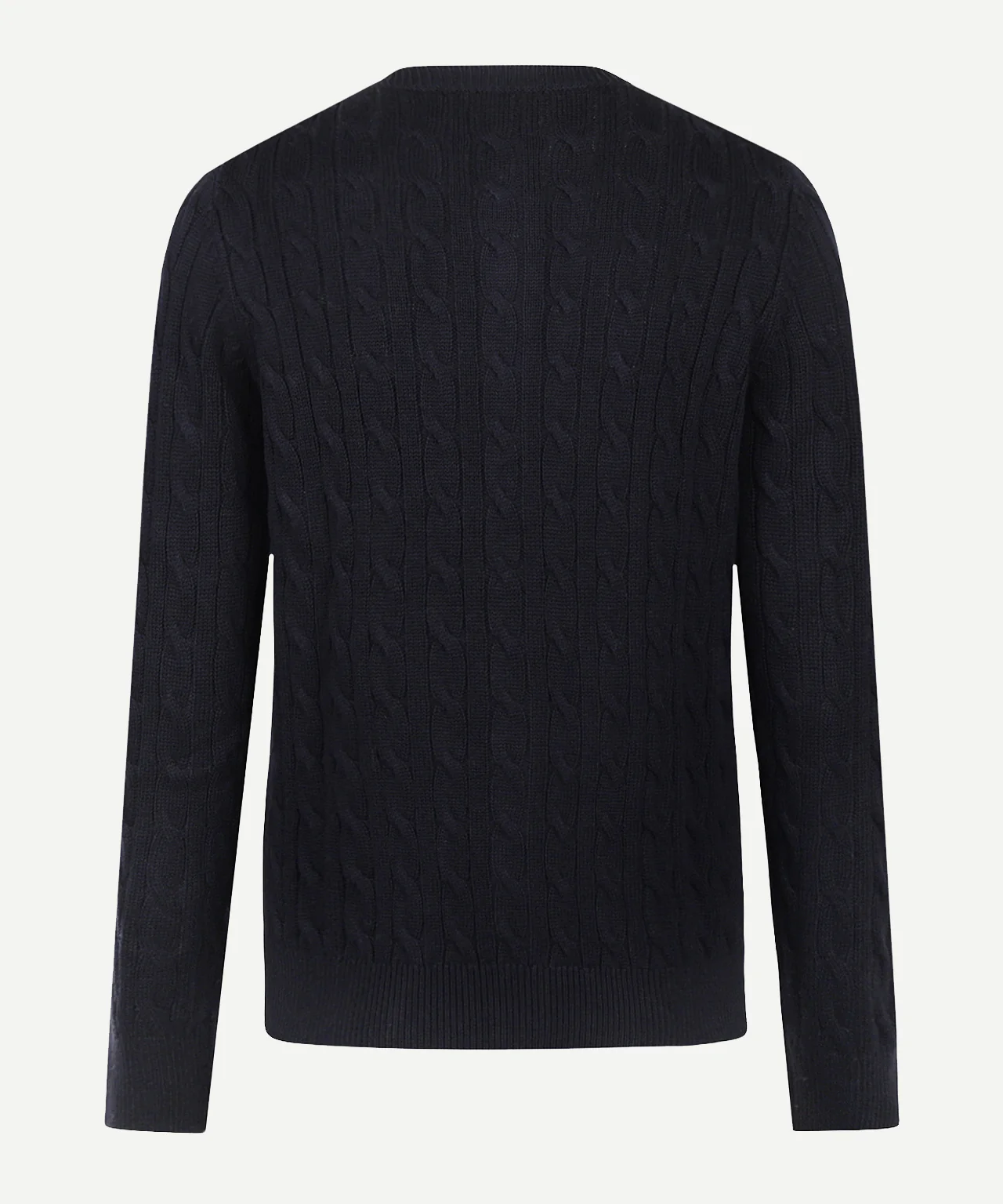 Knoopvest Kabelpatroon Katoen-Kasjmier | Navy - Image 4