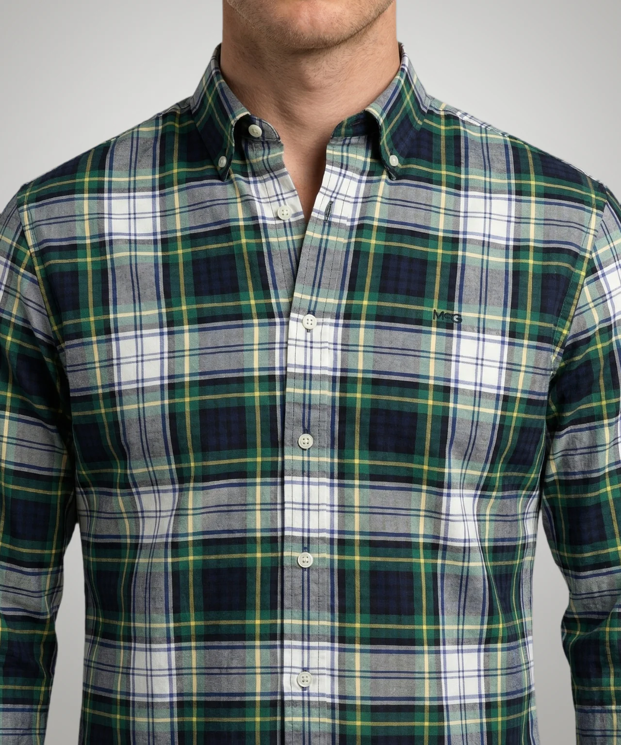 Overhemd Oxford Ruit | Navy - Image 5