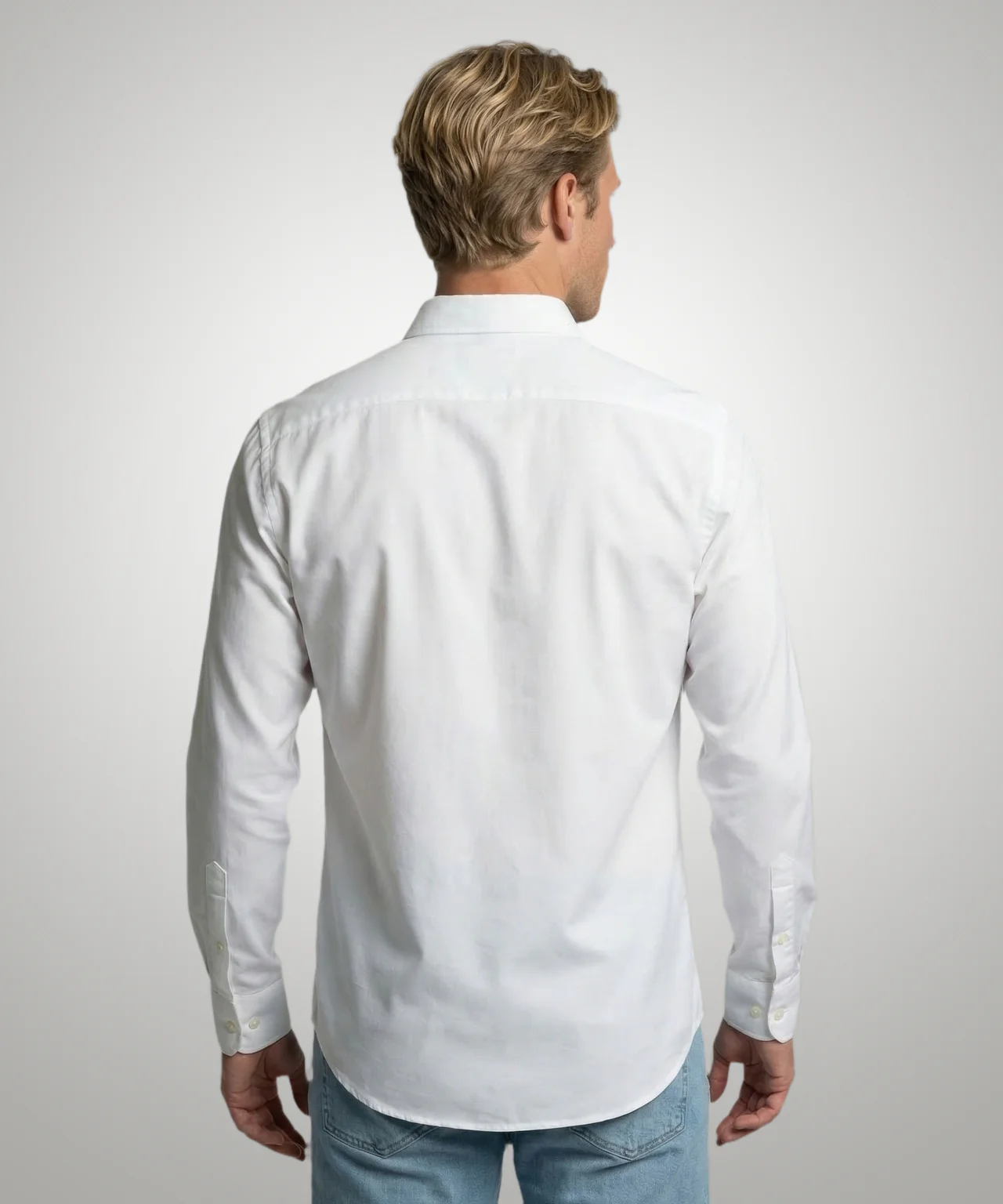 Overhemd Oxford Stretch | White - Image 3