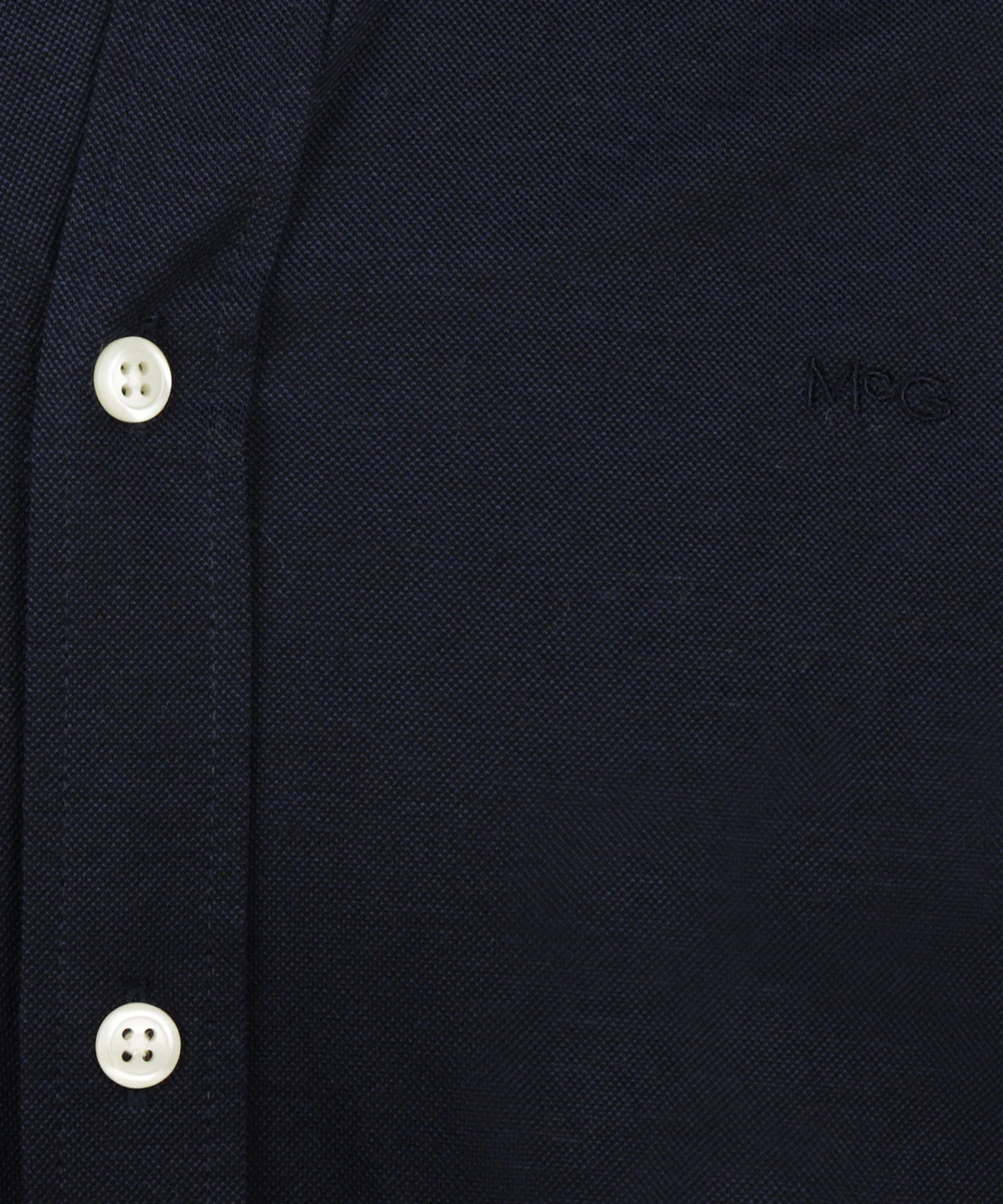 Overhemd Stretch Piqué | Navy - Image 6