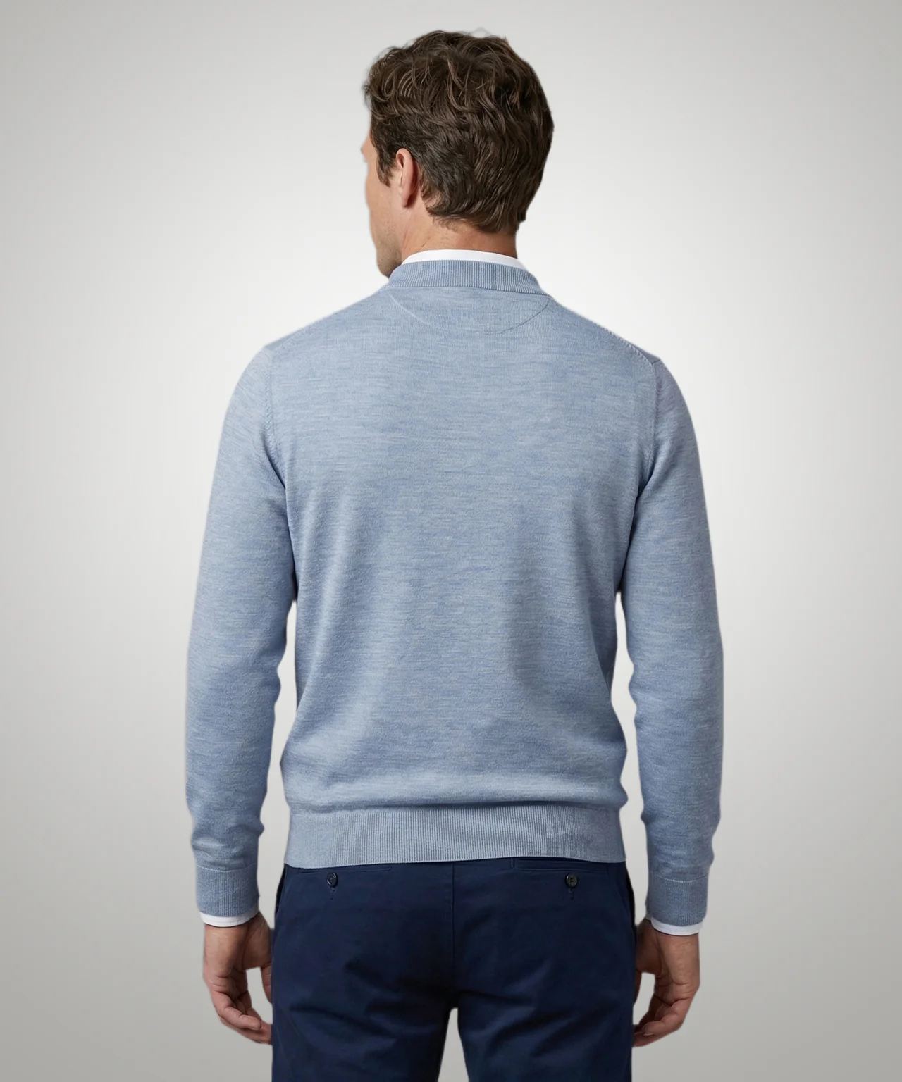 Polotrui Merinowol | Light Blue - Image 3