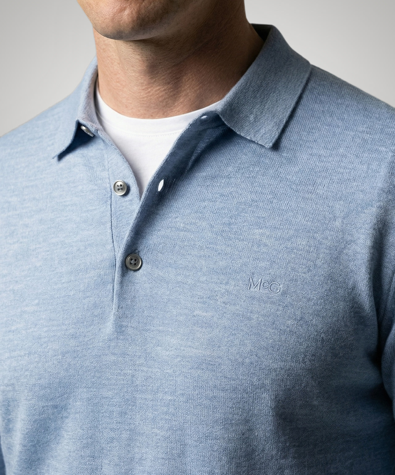 Polotrui Merinowol | Light Blue - Image 5
