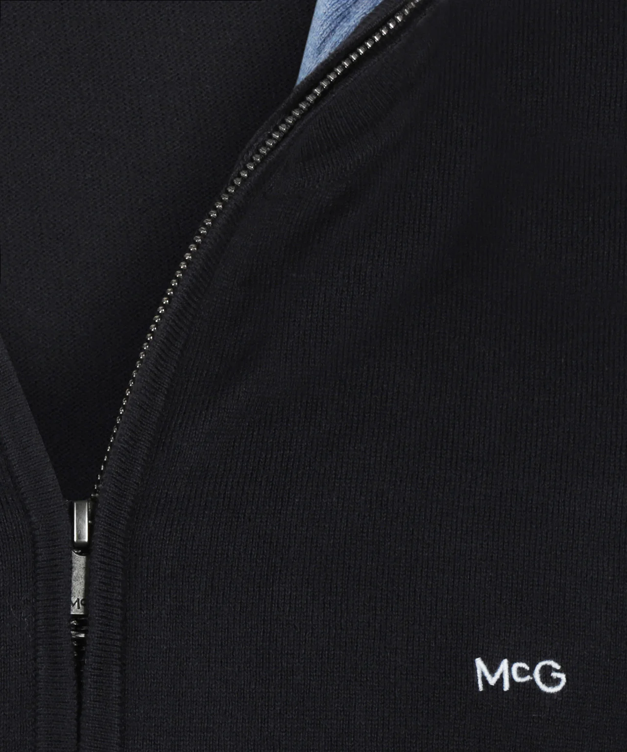Ritsvest Katoen Cashmere | Navy - Image 6