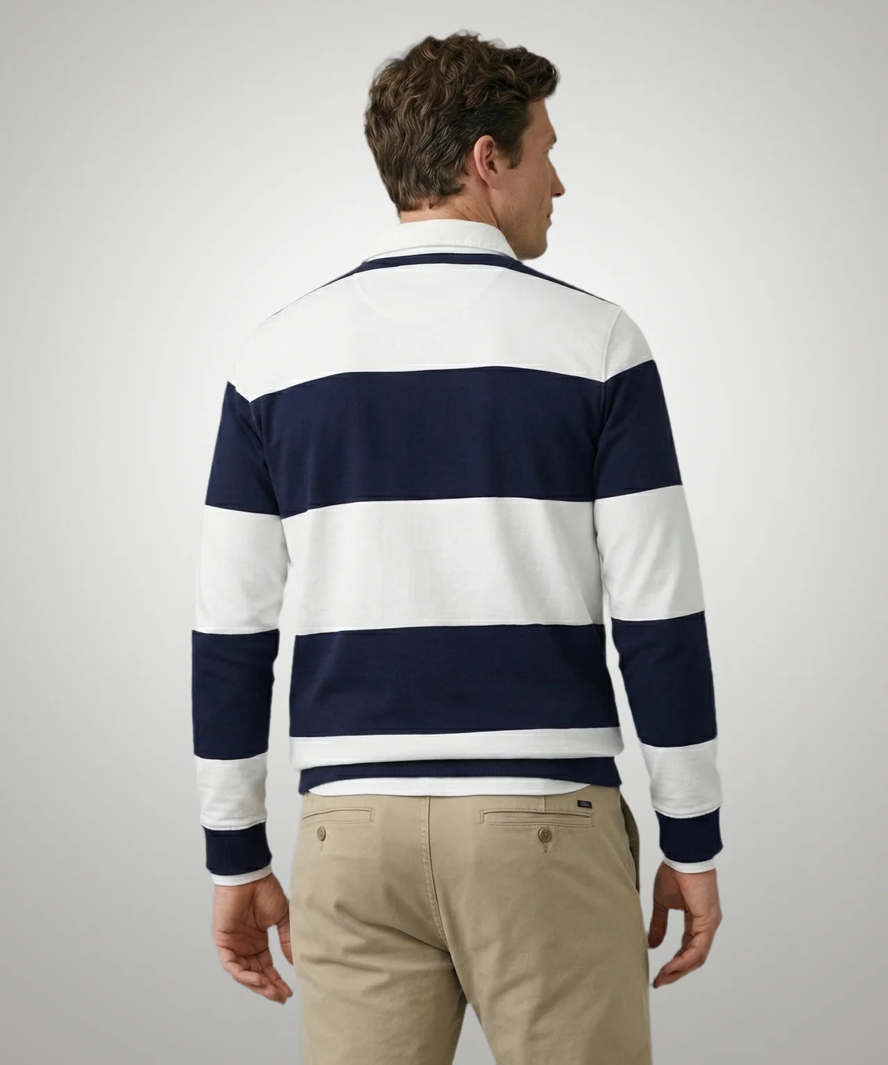 Rugbytrui Streep | Off White - Image 3