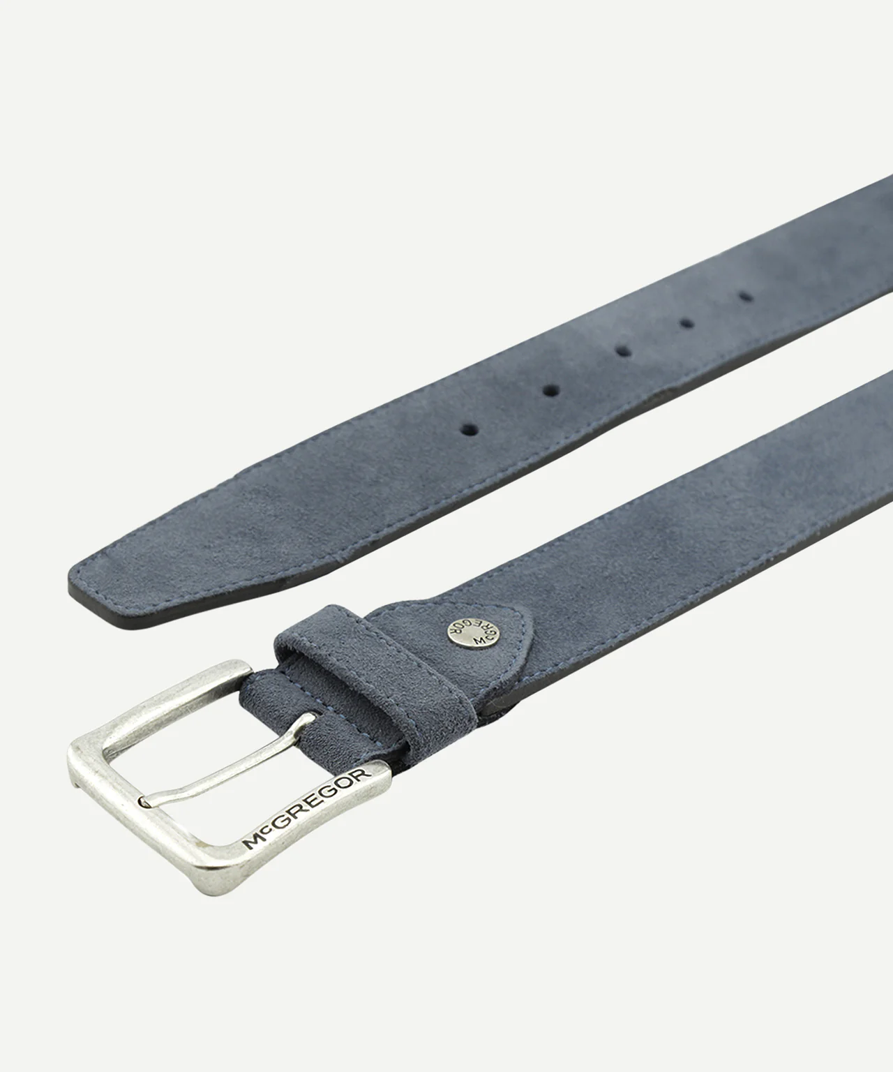 Suède leren riem | Vintage Blue - Image 3
