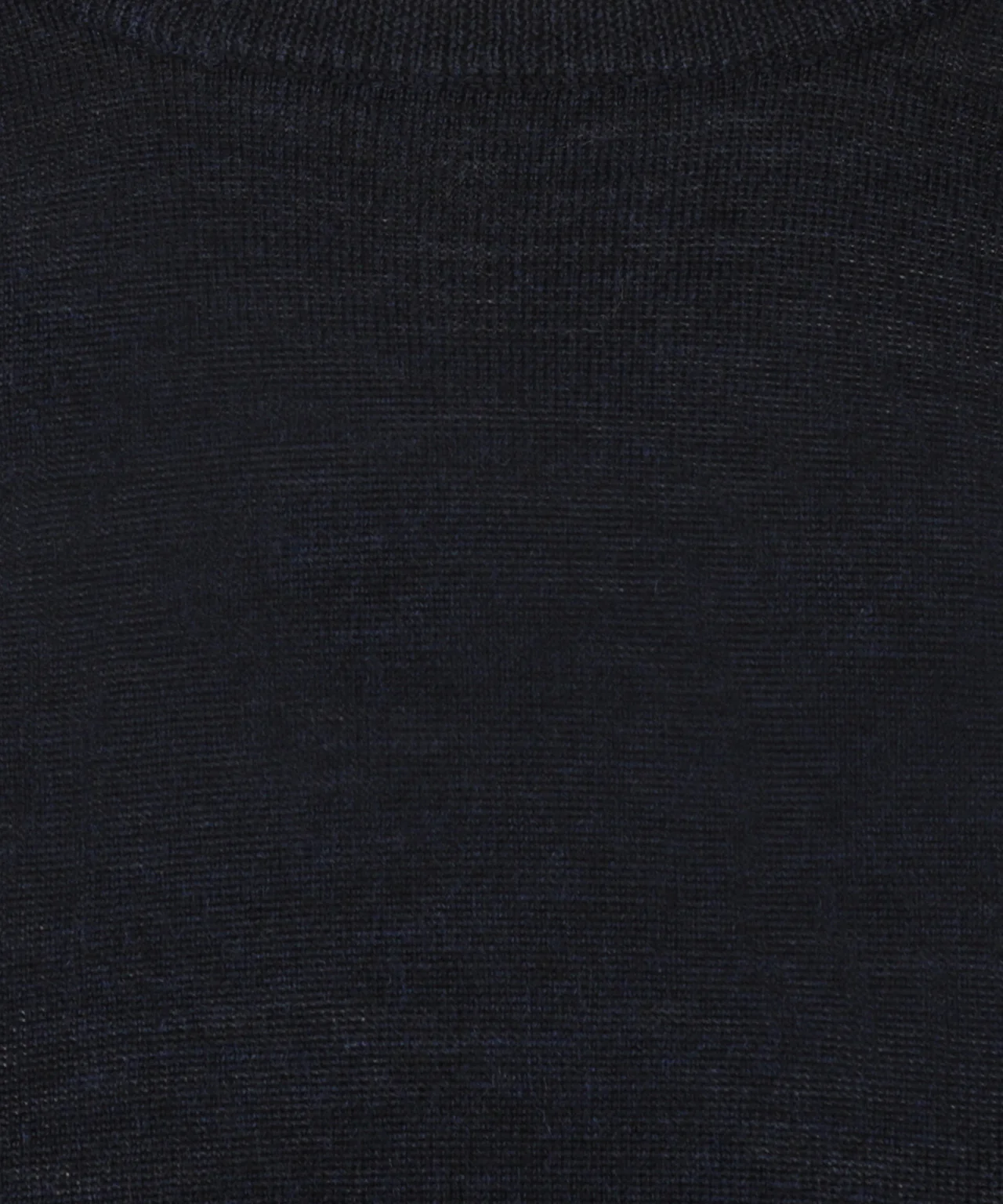 T-shirt Extra Fine Merino Ronde Hals | Navy - Image 6