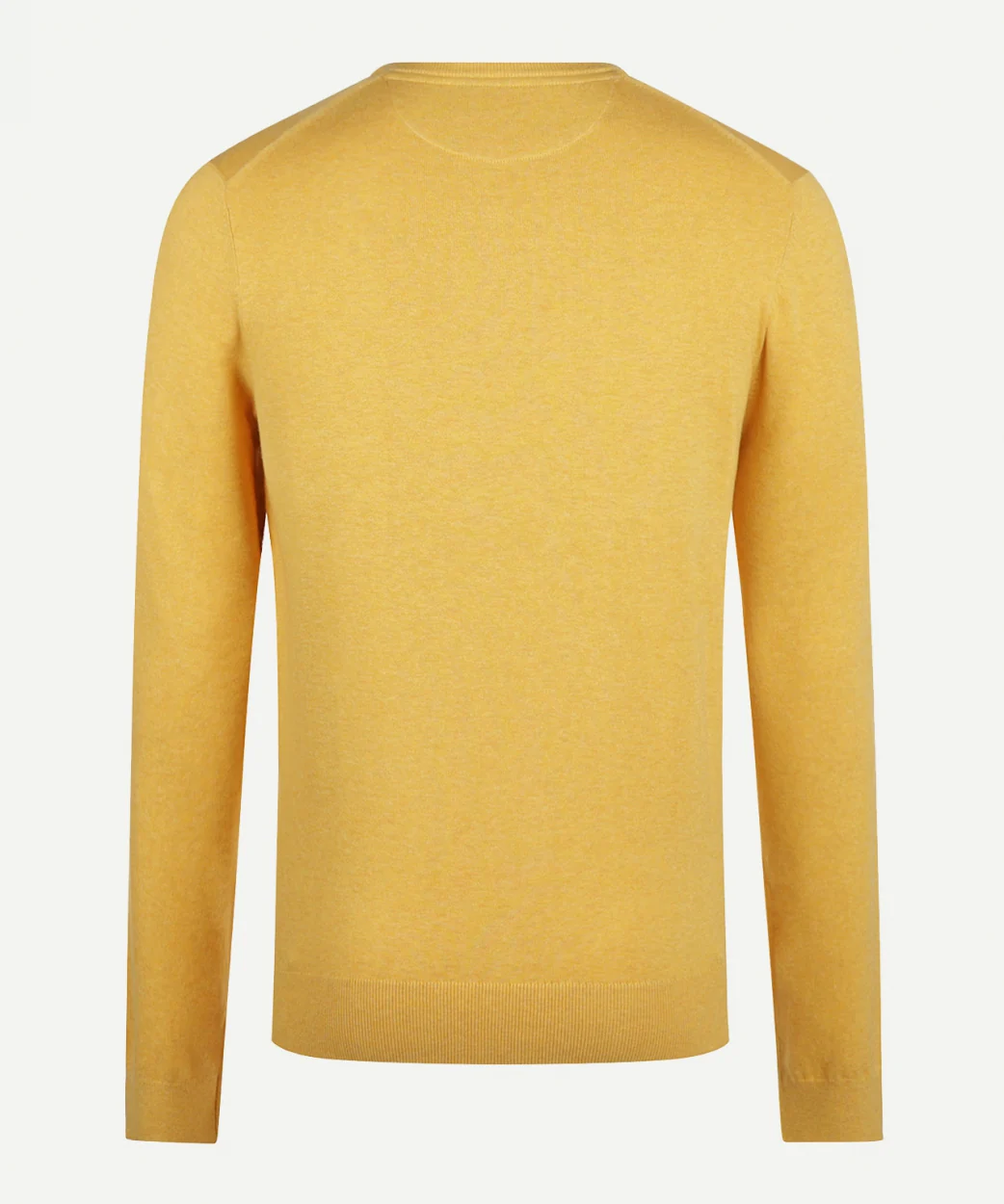 Trui V-hals met Logo | Medium Yellow - Image 4